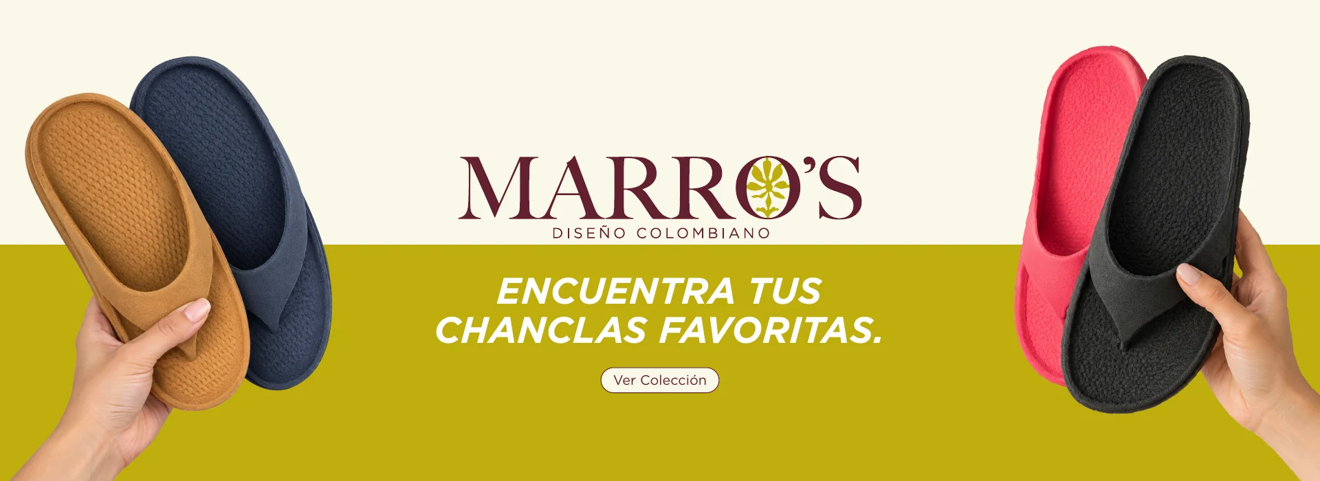 Encuentra tus chanclas favoritas.
